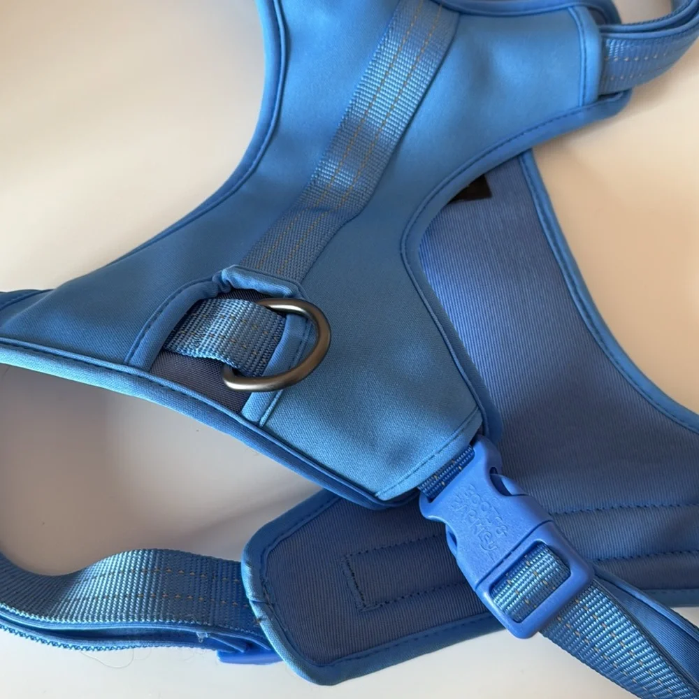 Boots & Barkley Blue Reflective Harness XL